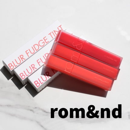 rom&nd ブラーファッジティント/rom&nd/リップティントを使ったクチコミ(1枚目)