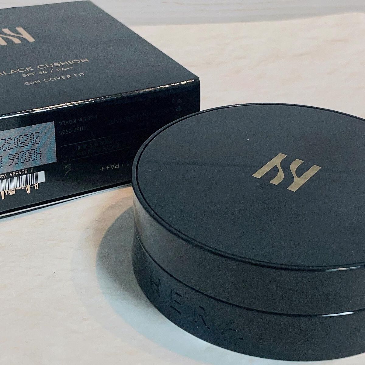 ブラック クッション 17N1 アイボリー/HERA/クッションファンデーションを使ったクチコミ（3枚目）