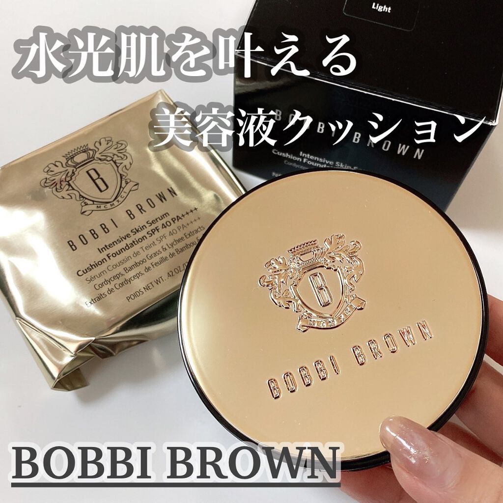 インテンシブ スキン セラム クッション ファンデーション 03 ライト/BOBBI BROWN/クッションファンデーションを使ったクチコミ（1枚目）