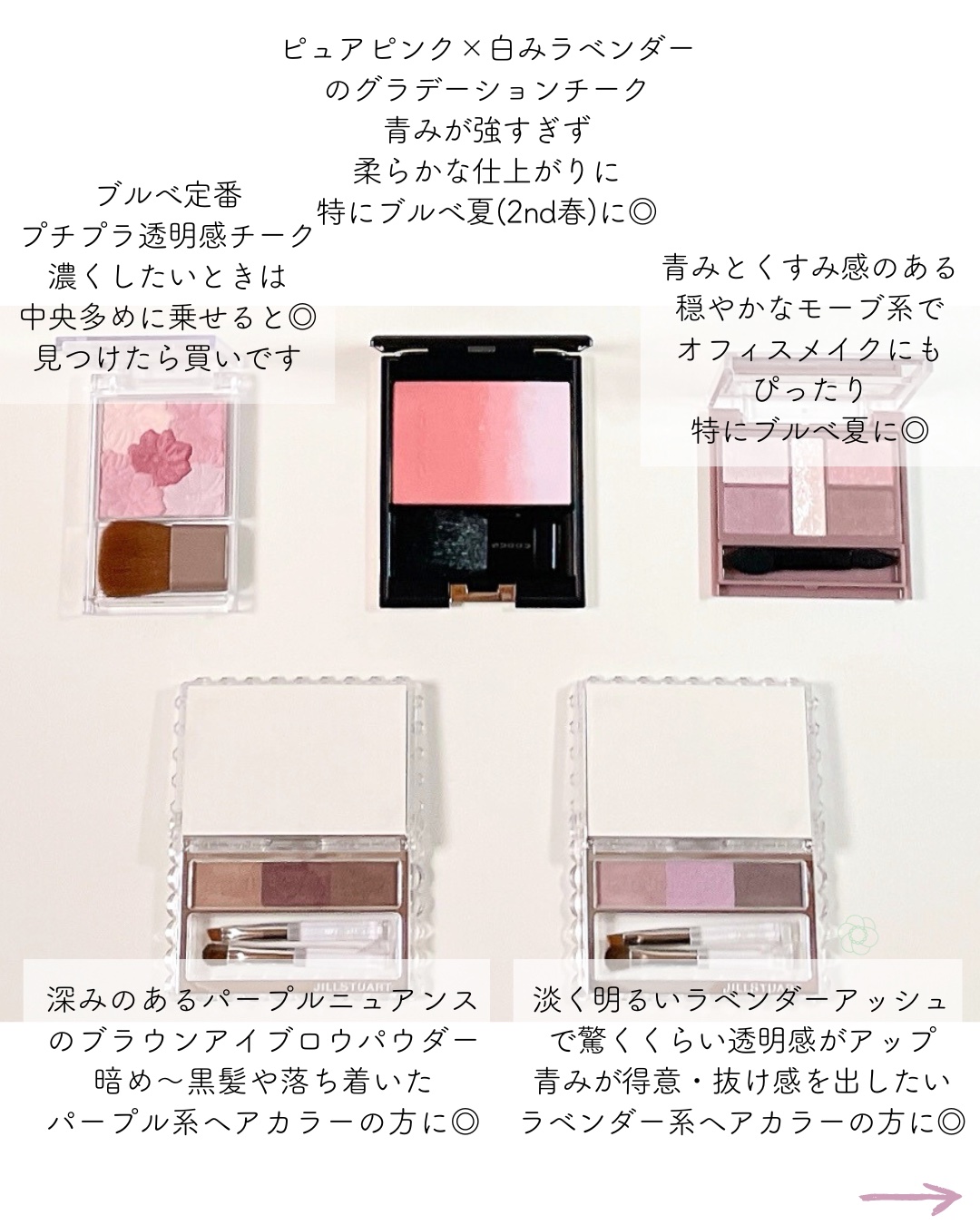 グロウフルールチークス/キャンメイク/パウダーチークを使ったクチコミ（3枚目）