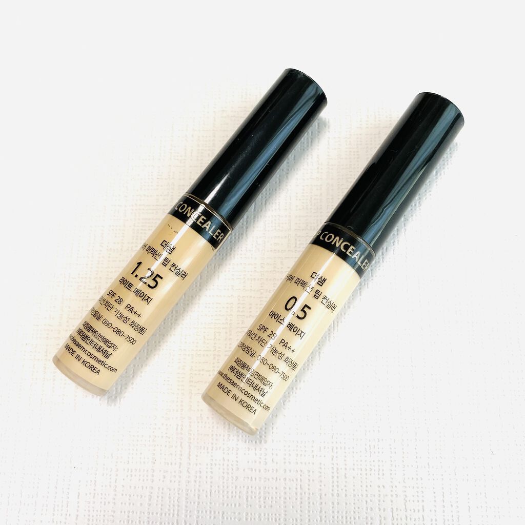 カバーパーフェクション チップコンシーラー/the SAEM/リキッドコンシーラーを使ったクチコミ（2枚目）