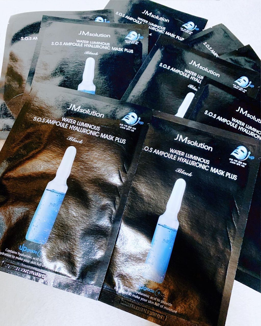water luminous s.o.s ampoule hyaluronic mask/JMsolution/シートマスク・パックを使ったクチコミ（1枚目）