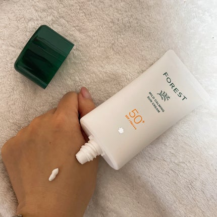 フォレスト マイルドカーミングサンクリーム/FoRest by Greenfinger/日焼け止めクリームを使ったクチコミ(2枚目)