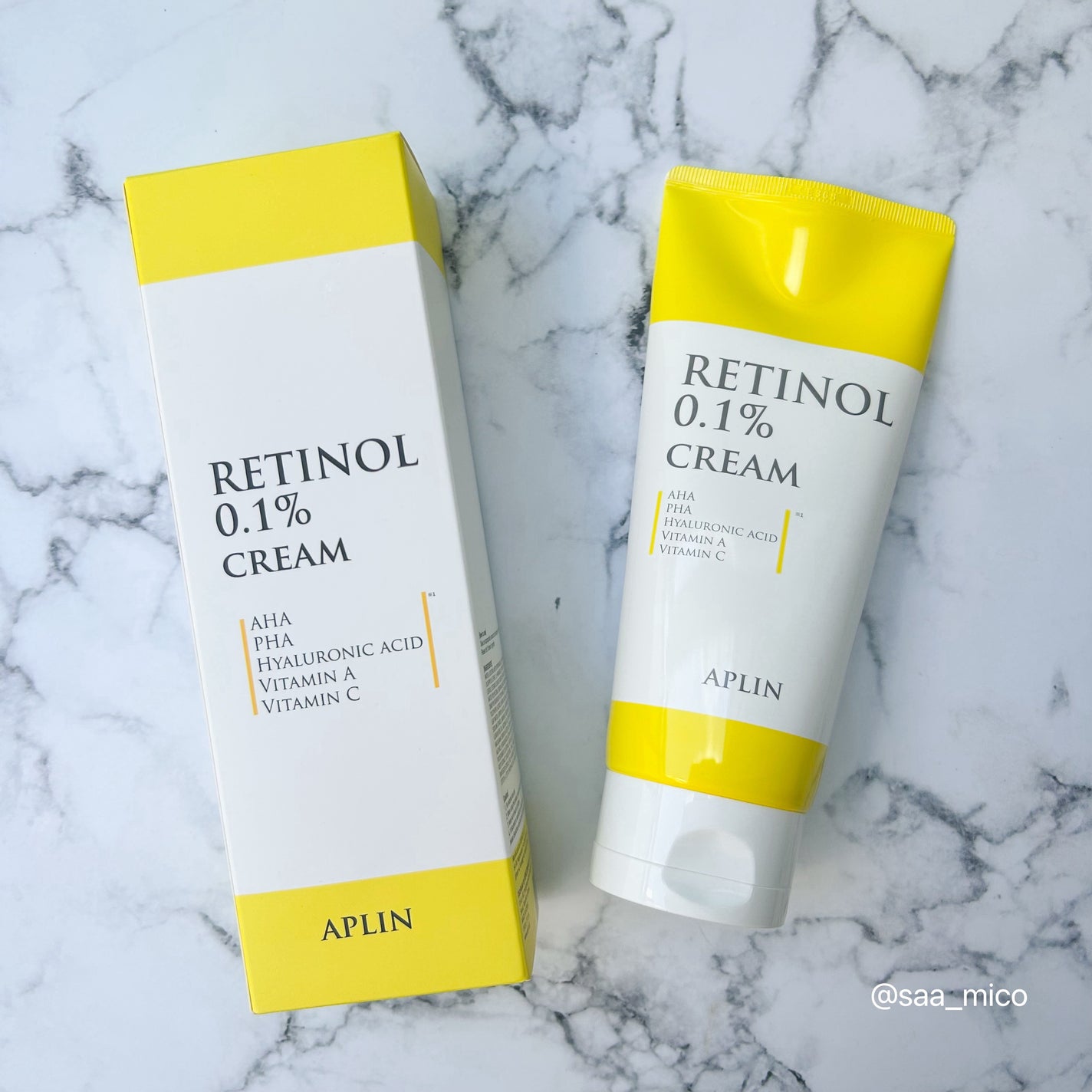 レチノール0.1クリーム/APLIN/フェイスクリームを使ったクチコミ(5枚目)