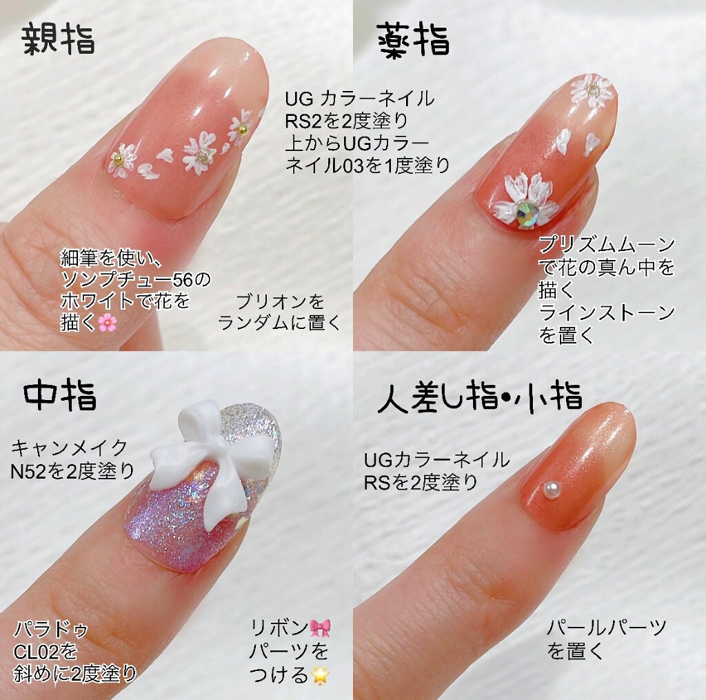 カラフルネイルズ/キャンメイク/マニキュアを使ったクチコミ(3枚目)