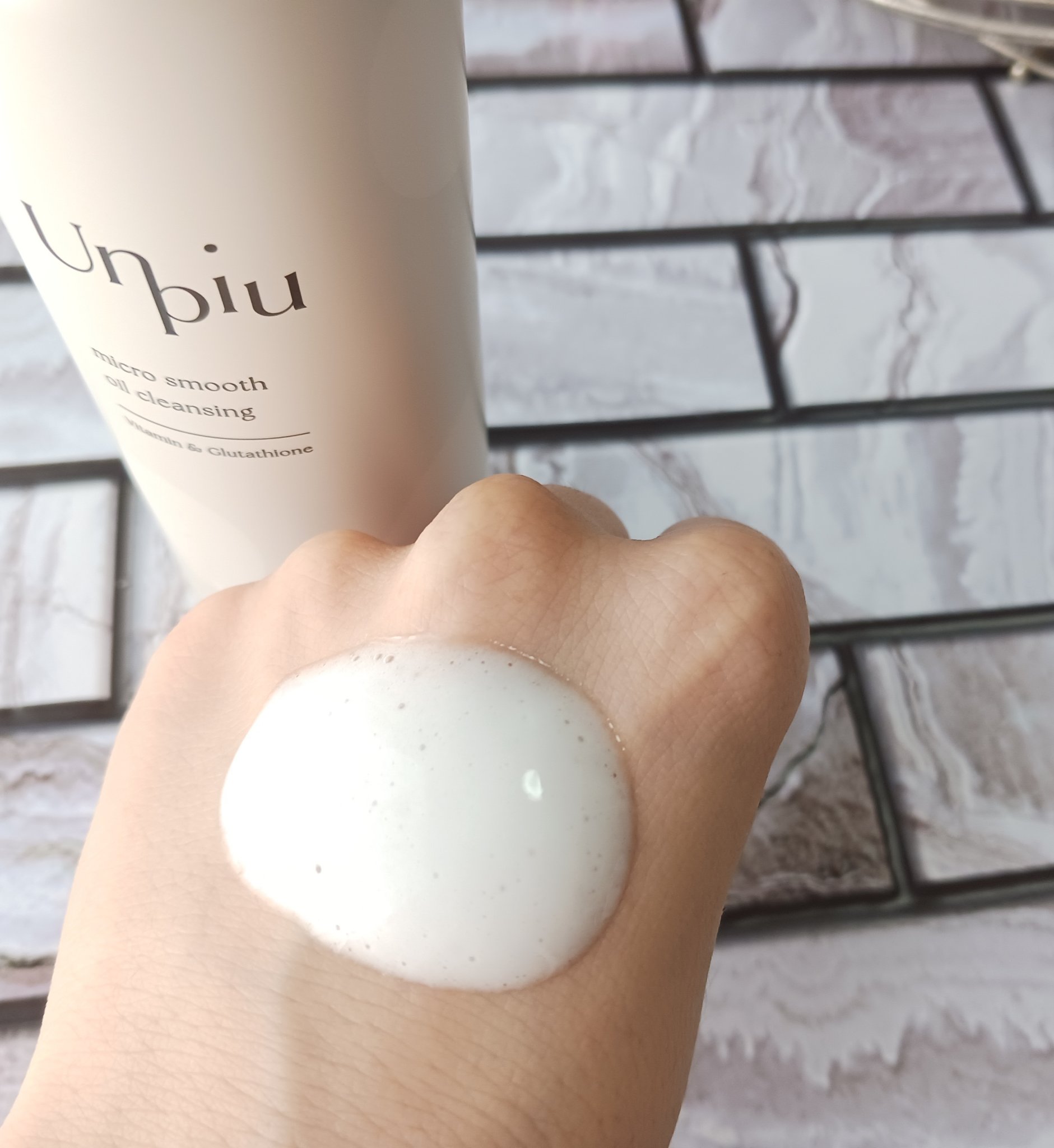 アンピュ 炭酸 オイルクレンジング/Unpiu/オイルクレンジングを使ったクチコミ（2枚目）