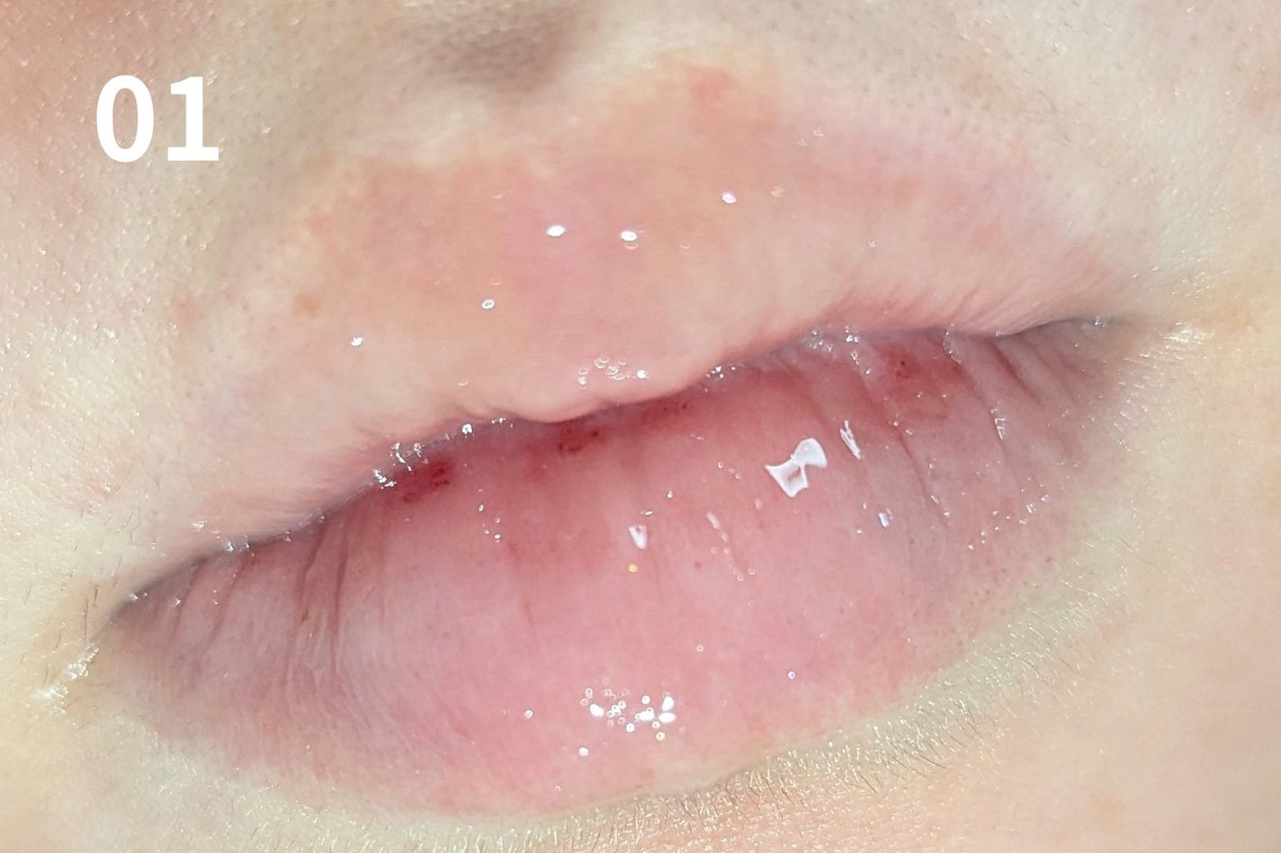 グラッシーコーティンググロス/&nd by rom&nd/リップグロスを使ったクチコミ(6枚目)