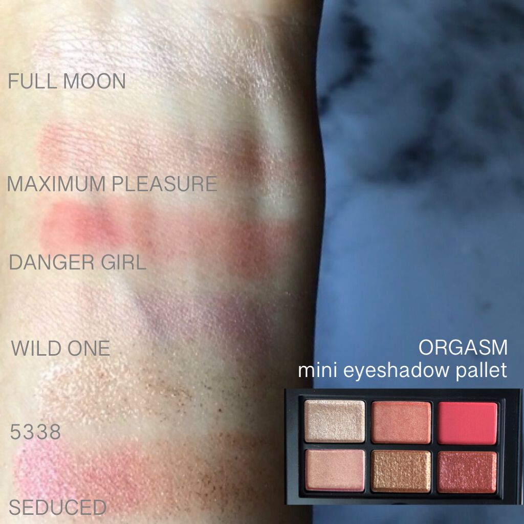 オーガズム ミニアイシャドーパレット/NARS/アイシャドウパレットを使ったクチコミ(2枚目)