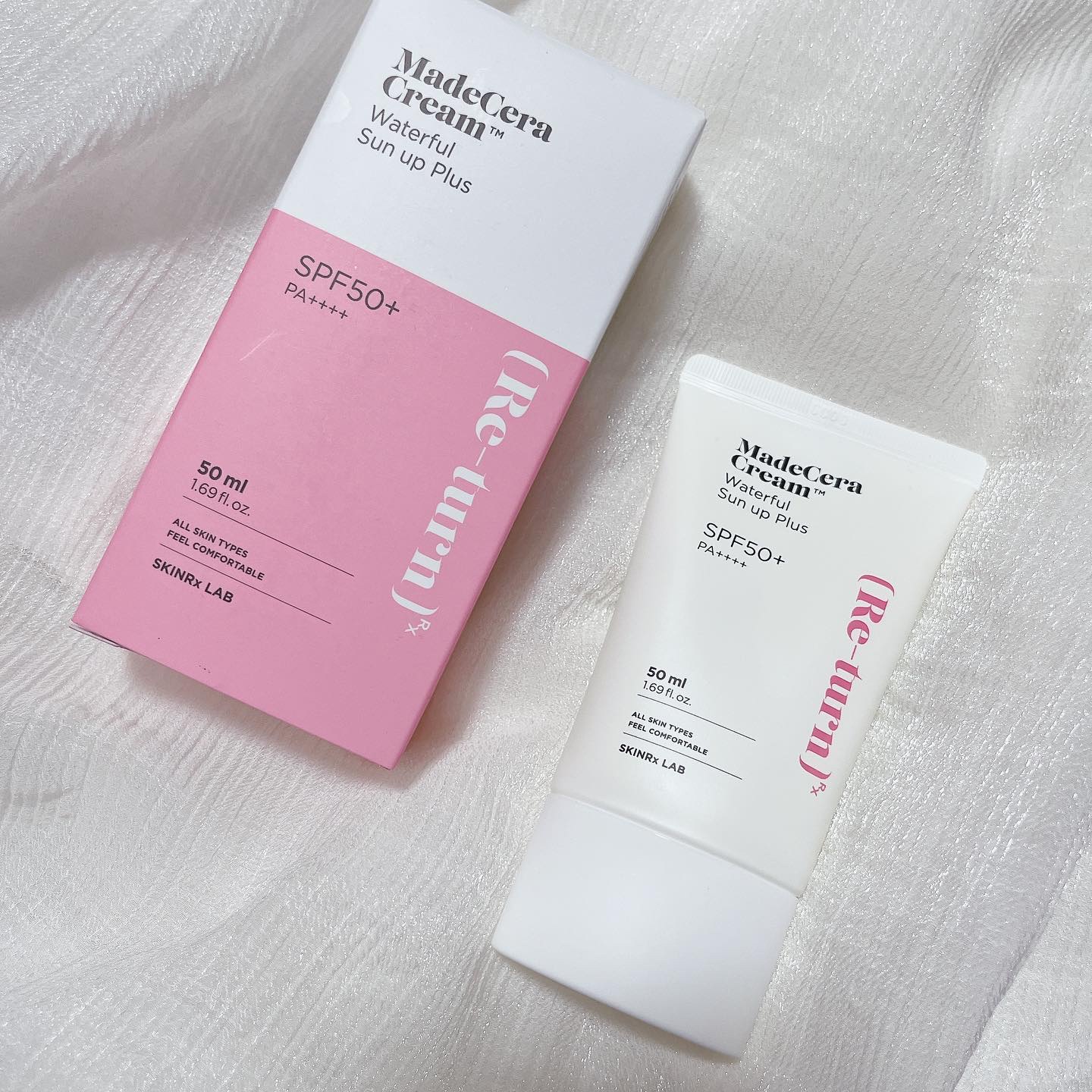 マデセラウォーターフルサンアッププラス/SKINRx LAB/日焼け止めクリームを使ったクチコミ（1枚目）