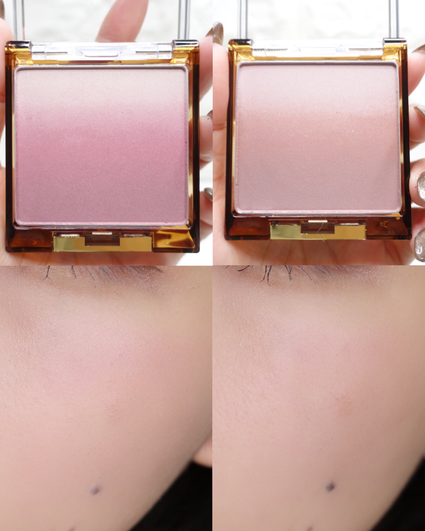 オーラティック ブラッシュ/excel/パウダーチークを使ったクチコミ(5枚目)