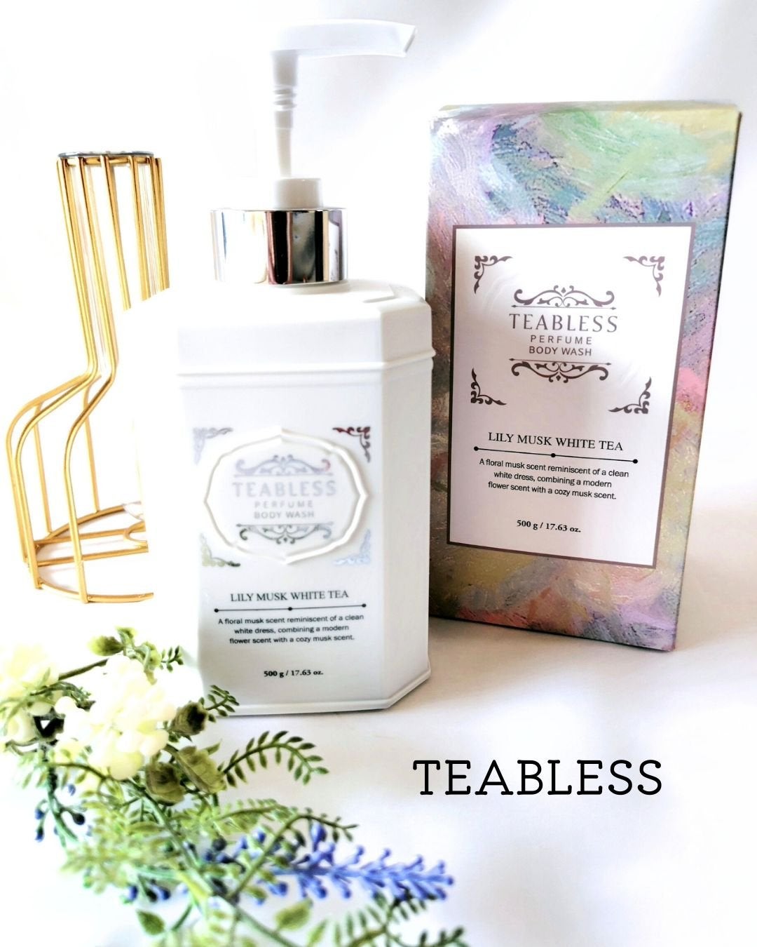 パフュームボディウォッシュ リリームスクホワイトティー/TEABLESS/ボディソープを使ったクチコミ(1枚目)