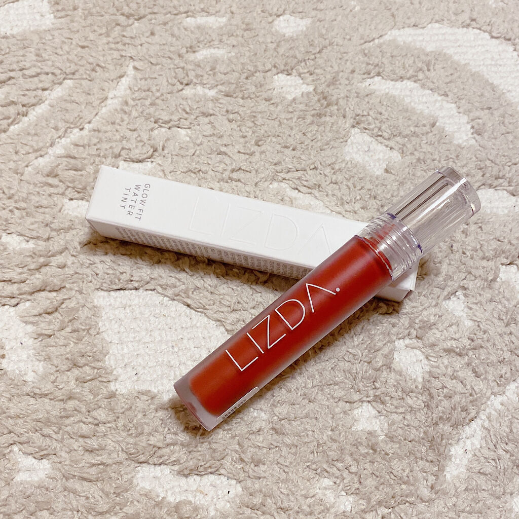 グロウフィットウォーターティント 03 ブリックコーラル/LIZDA/リップティントを使ったクチコミ（1枚目）