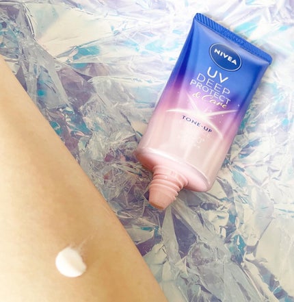 ニベアUV ディープ プロテクト&ケア トーンアップ エッセンス/ニベア/日焼け止めローションを使ったクチコミ(4枚目)