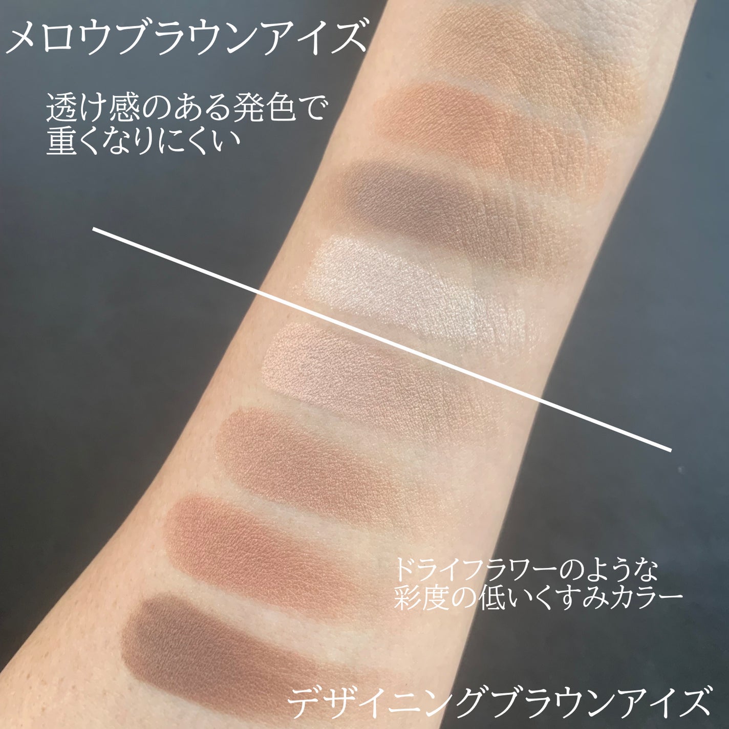 デザイニングブラウンアイズ/KATE/アイシャドウパレットを使ったクチコミ(4枚目)