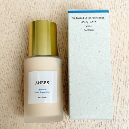 アンディヴァイデッド シアーファンデーション/アーレス/リキッドファンデーションを使ったクチコミ(1枚目)