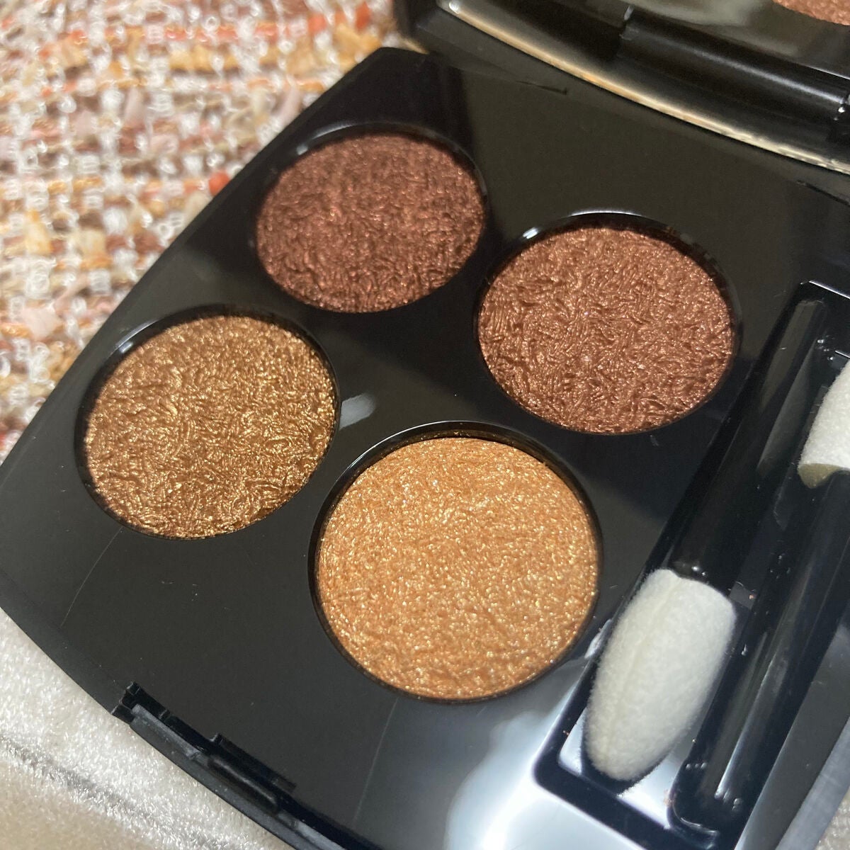 レ キャトル オンブル ツイード/CHANEL/アイシャドウパレットを使ったクチコミ(3枚目)