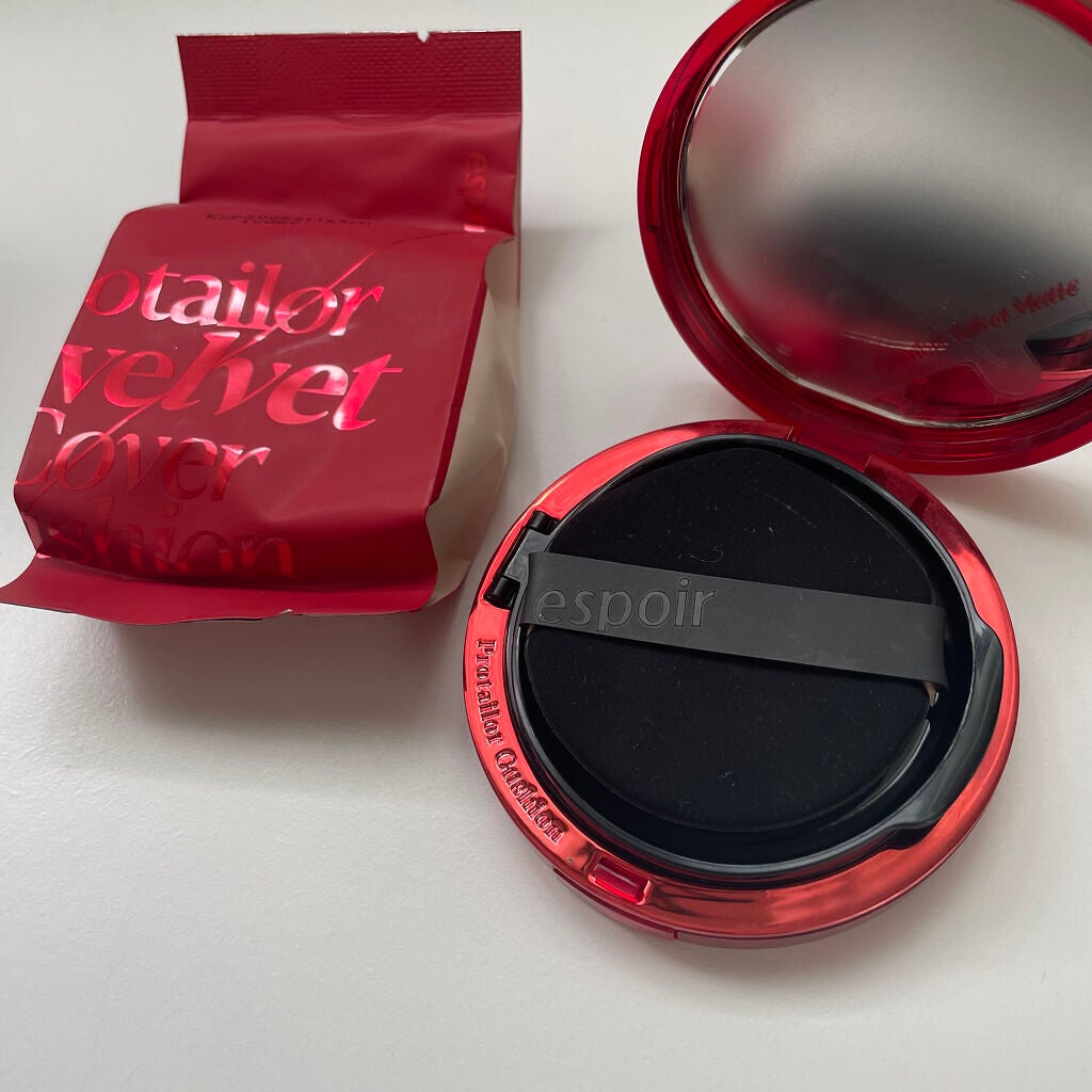 プロテーラービーベルベットカバークッション/espoir/クッションファンデーションを使ったクチコミ(7枚目)