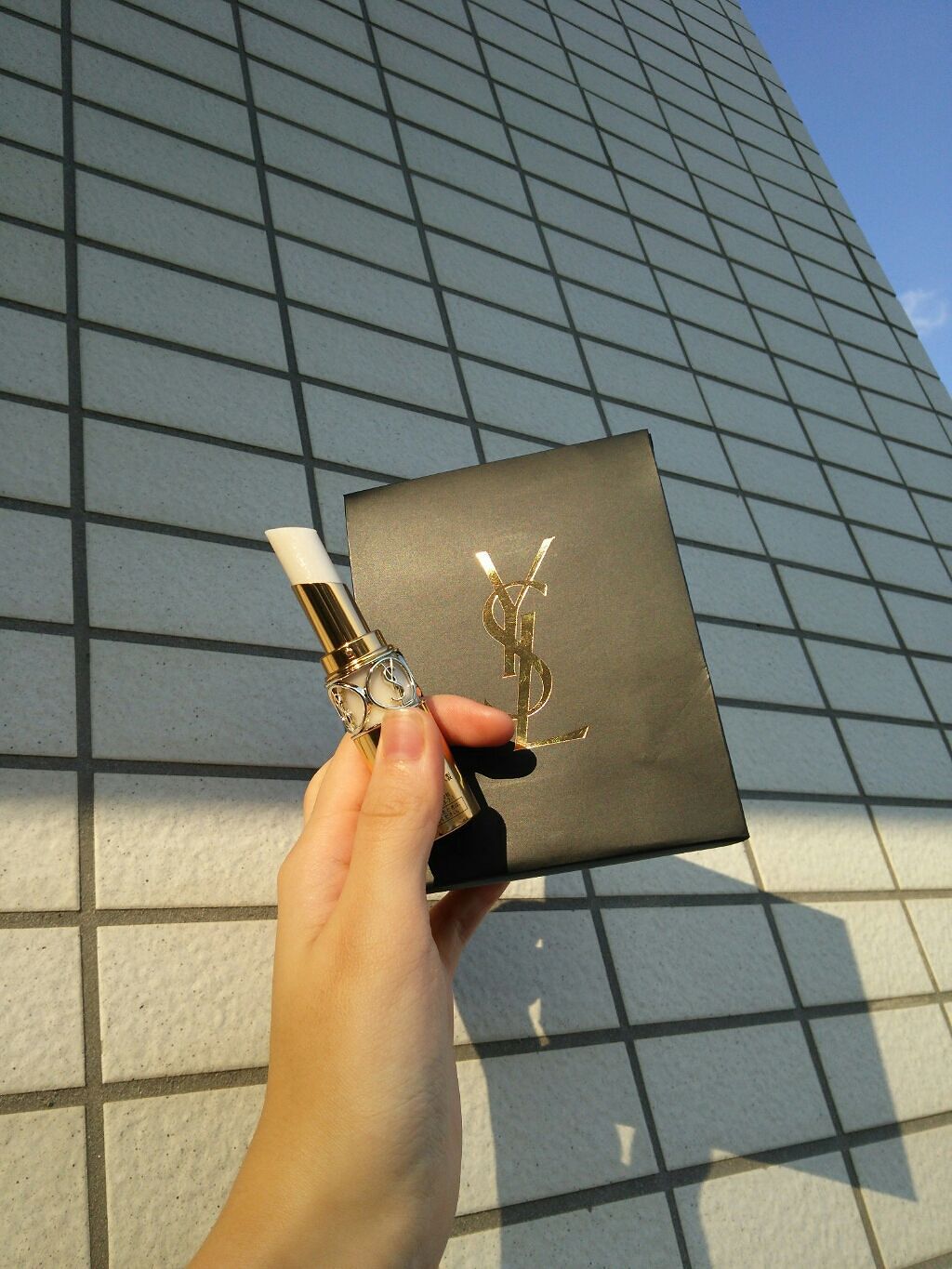 ルージュ ヴォリュプテ シャイン/YVES SAINT LAURENT BEAUTE/口紅を使ったクチコミ(1枚目)