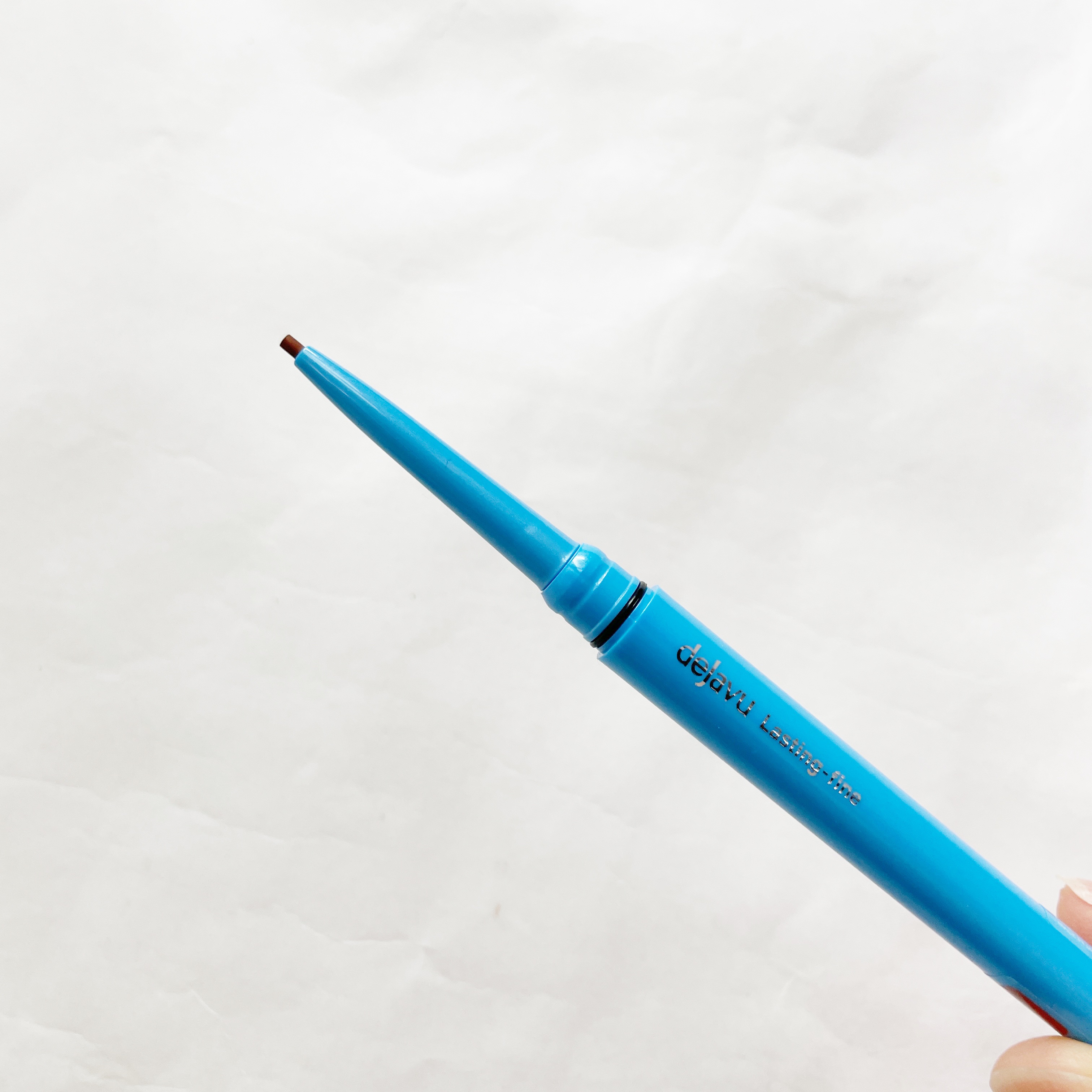 「密着アイライナー」極細クリームペンシル マーガレットブラウン（限定色）/デジャヴュ/ペンシルアイライナーを使ったクチコミ（3枚目）