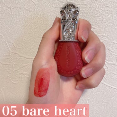 ジルスチュアート ブルームドロップ リップ＆チーク シフォン 05 bare heart/JILL STUART/ジェル・クリームチークを使ったクチコミ（2枚目）