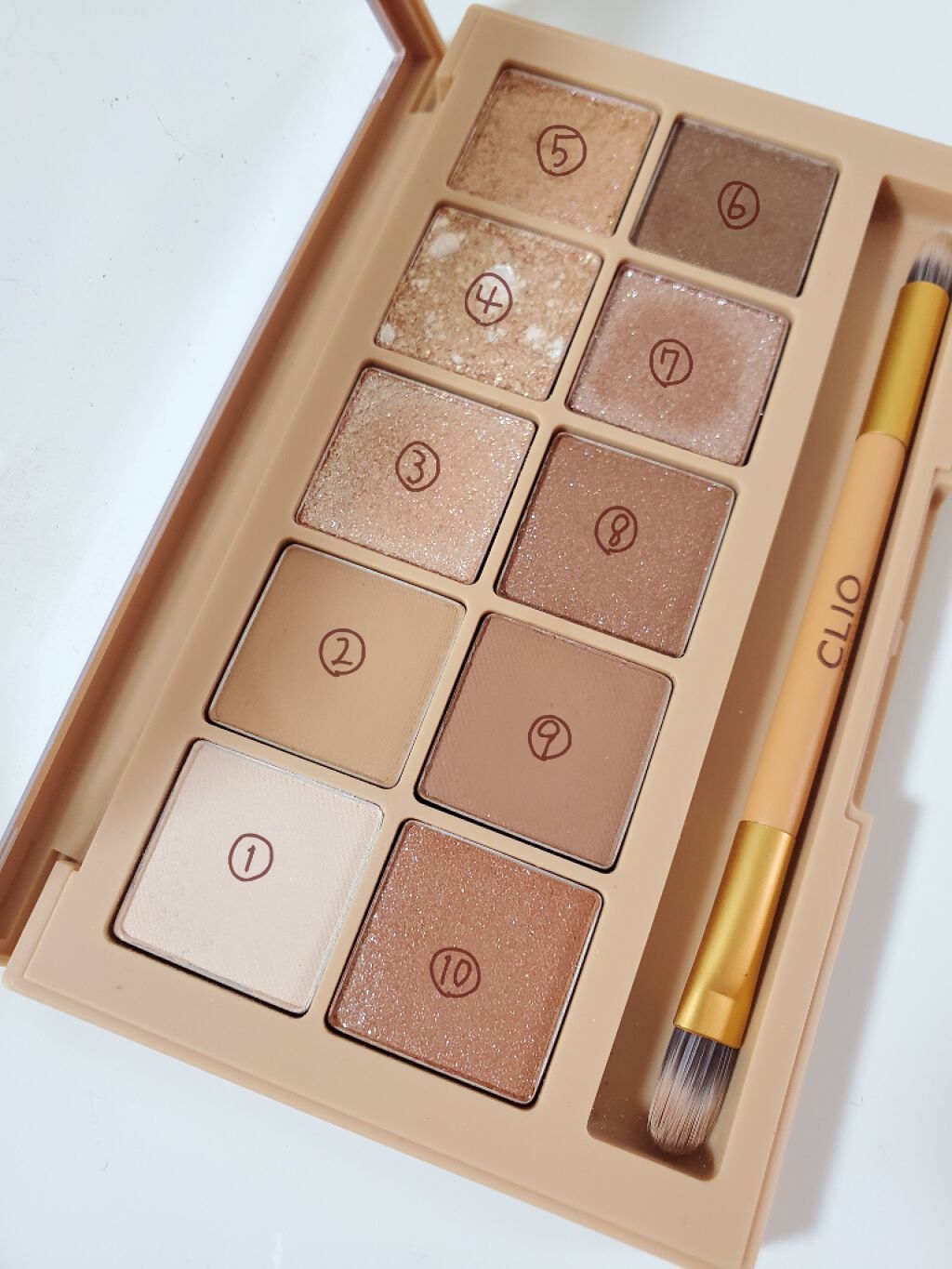 プロ アイ パレット/CLIO/アイシャドウパレットを使ったクチコミ（2枚目）