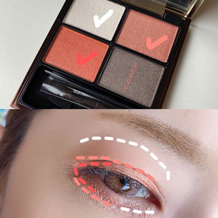 デザイニング カラー アイズ/SUQQU/アイシャドウパレットを使ったクチコミ(2枚目)