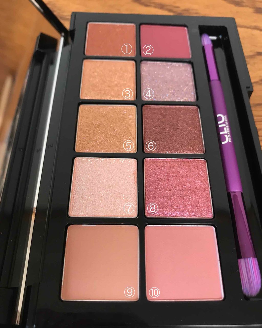 プロレイヤリングアイパレット/CLIO/アイシャドウパレットを使ったクチコミ（2枚目）