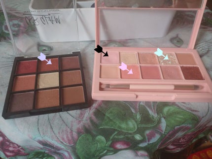 UR GLAM BLOOMING EYE COLOR PALETTE/U R GLAM/アイシャドウパレットを使ったクチコミ(1枚目)