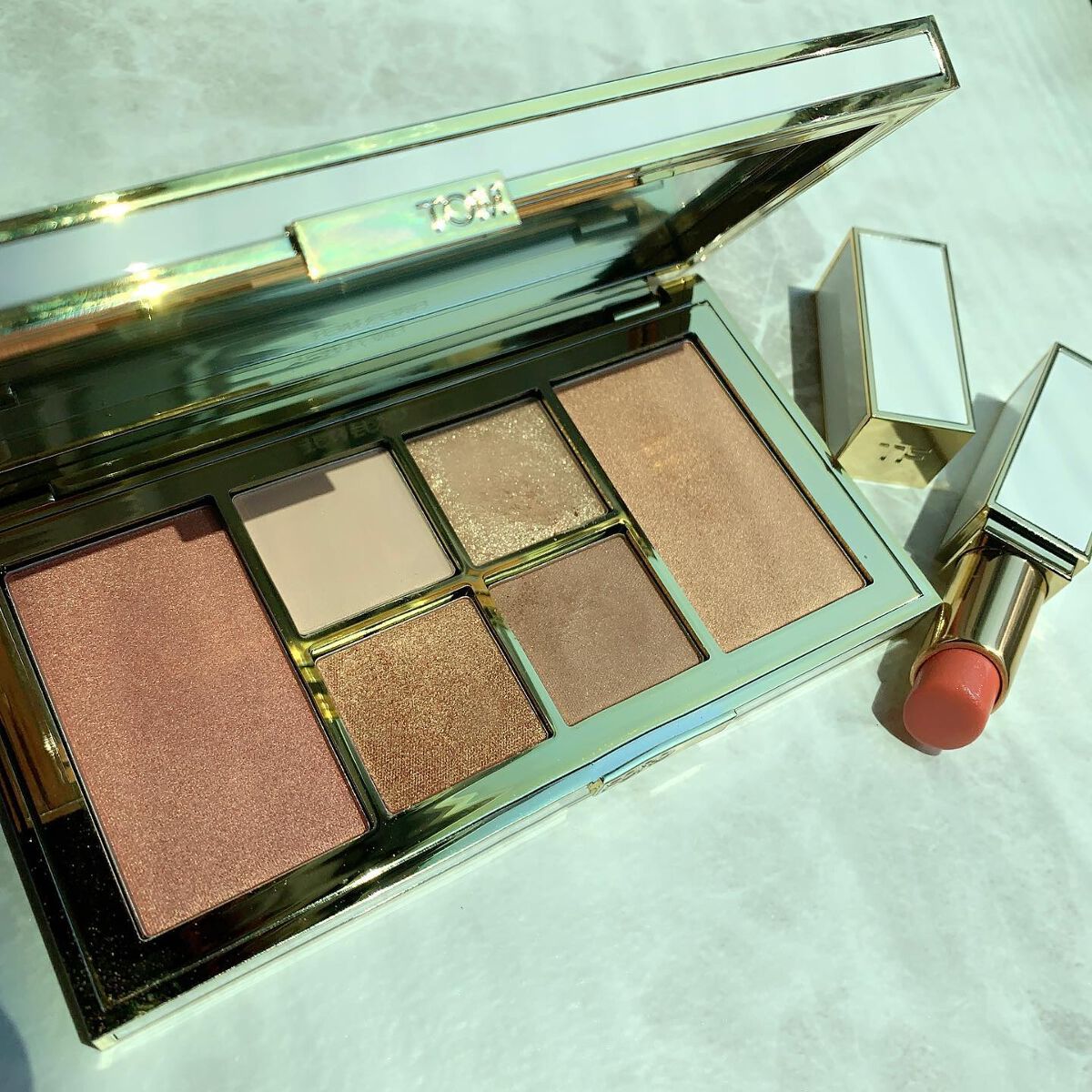 ソレイユ アイ アンド チーク パレット/TOM FORD BEAUTY/マルチパレットを使ったクチコミ(5枚目)