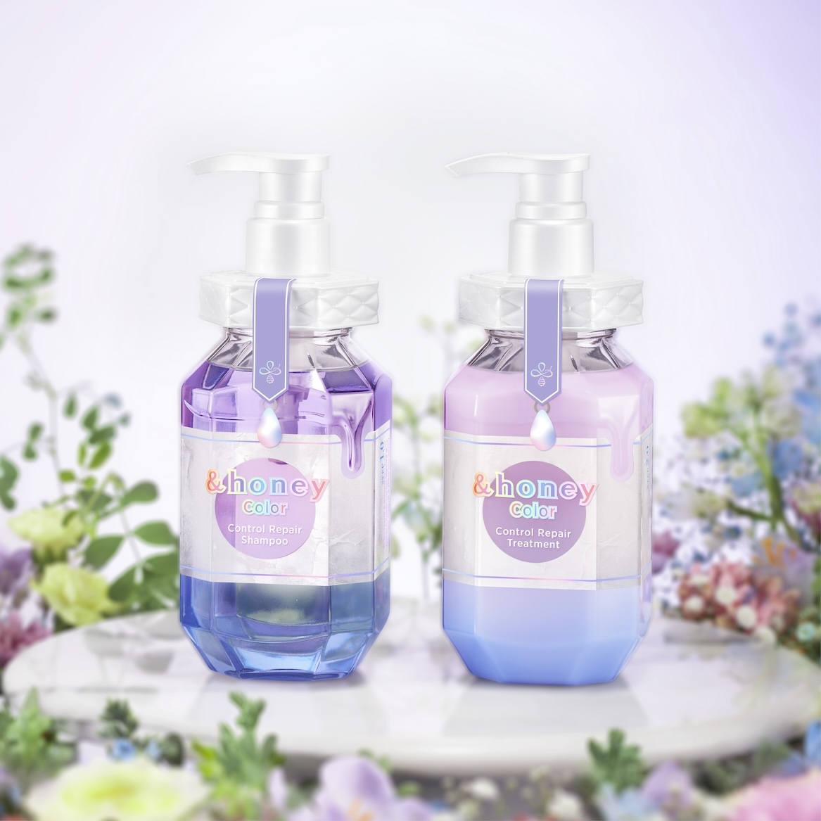 &honeyから初のカラーケアシャンプー登場💜 染めたての髪色をキープし