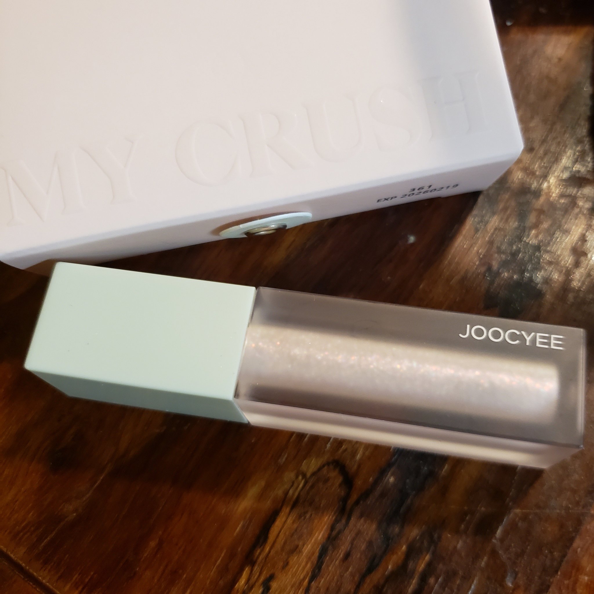 MY CRUSH ビタースイートグリッター D02 心酔ローズ/Joocyee/グリッターを使ったクチコミ（1枚目）