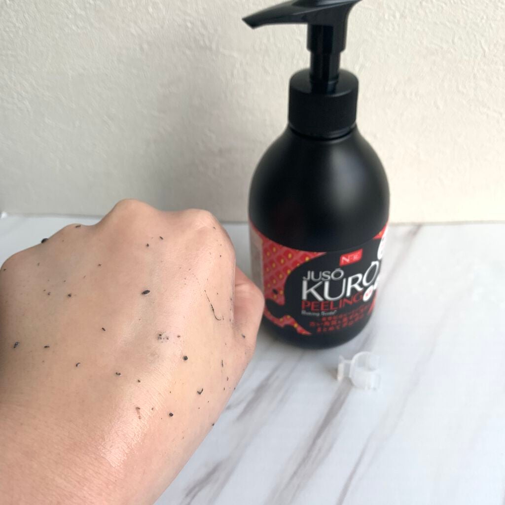 JUSO KURO PEELING(重曹配合ピーリングジェル)/NAKUNA-RE/ピーリングを使ったクチコミ(4枚目)