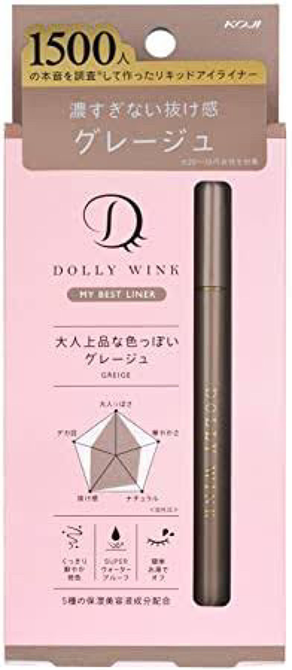 マイベストライナー/ドーリーウインク/リキッドアイライナーを使ったクチコミ（1枚目）