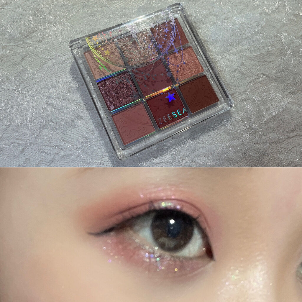 クォーツ 9色アイシャドウパレット(ドリームランドアイシャドウ)/ZEESEA/アイシャドウパレットを使ったクチコミ（1枚目）