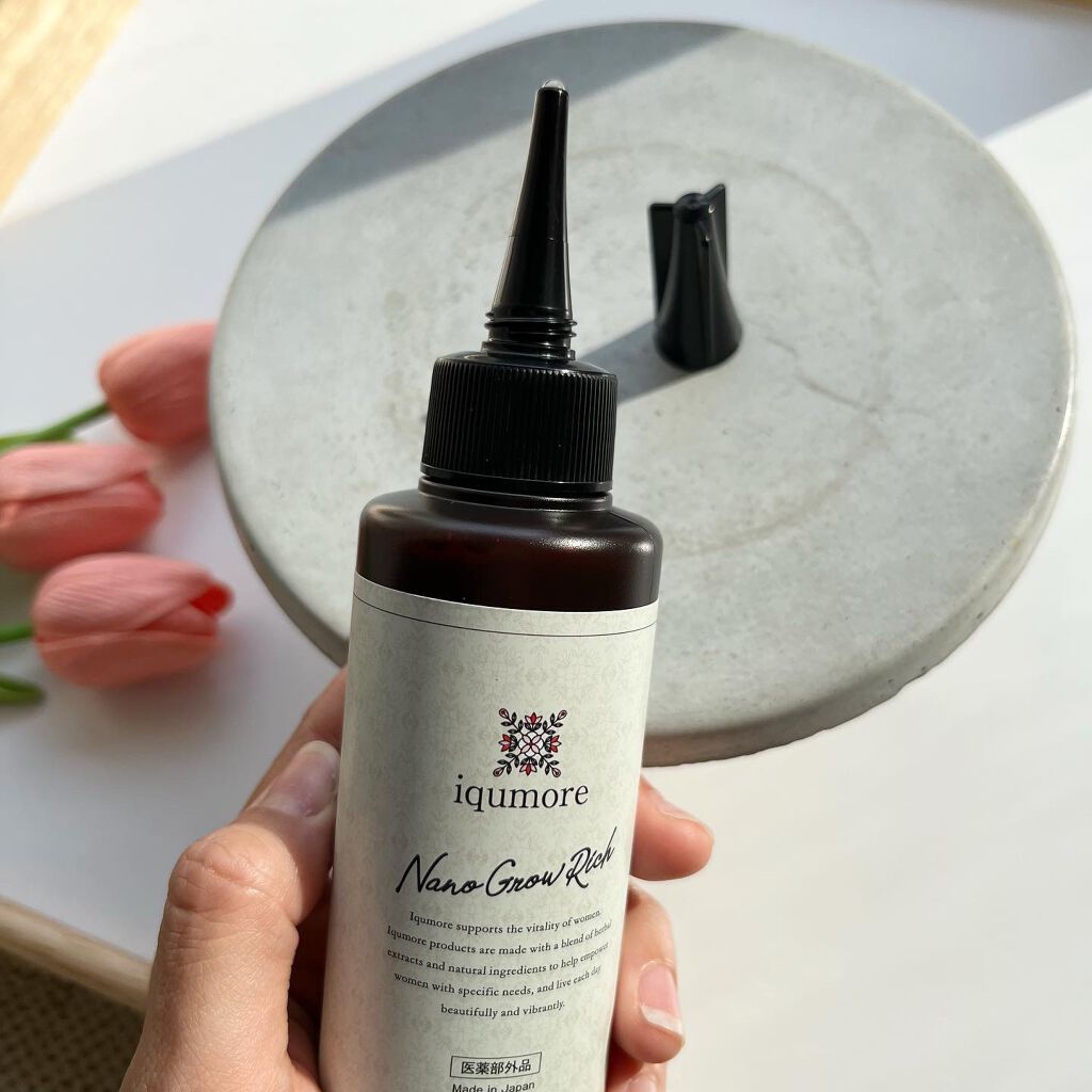 ナノグロウリッチ/iqumore/頭皮ローションを使ったクチコミ（2枚目）