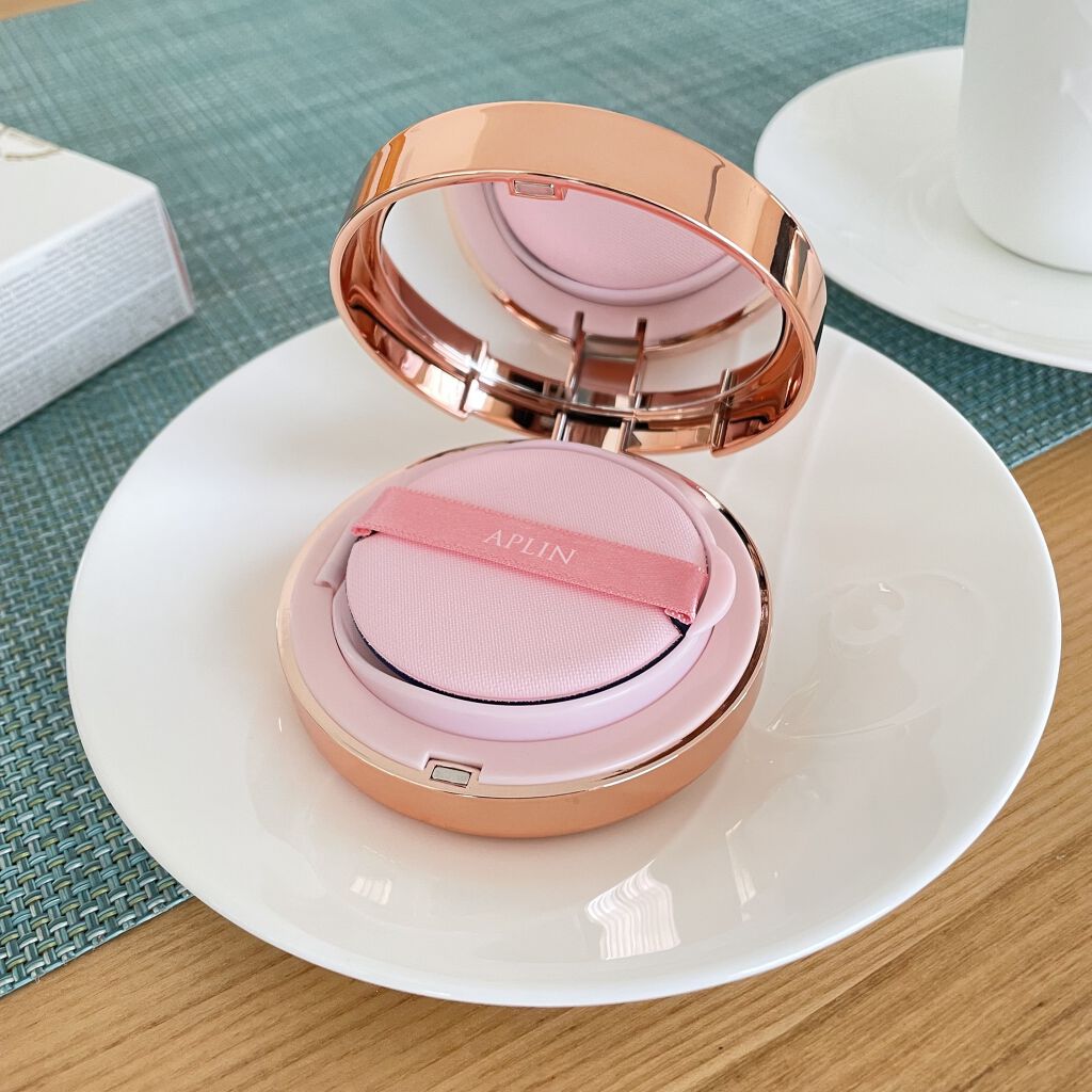 ピンクティーツリーカバークッション/APLIN/クッションファンデーションを使ったクチコミ（3枚目）