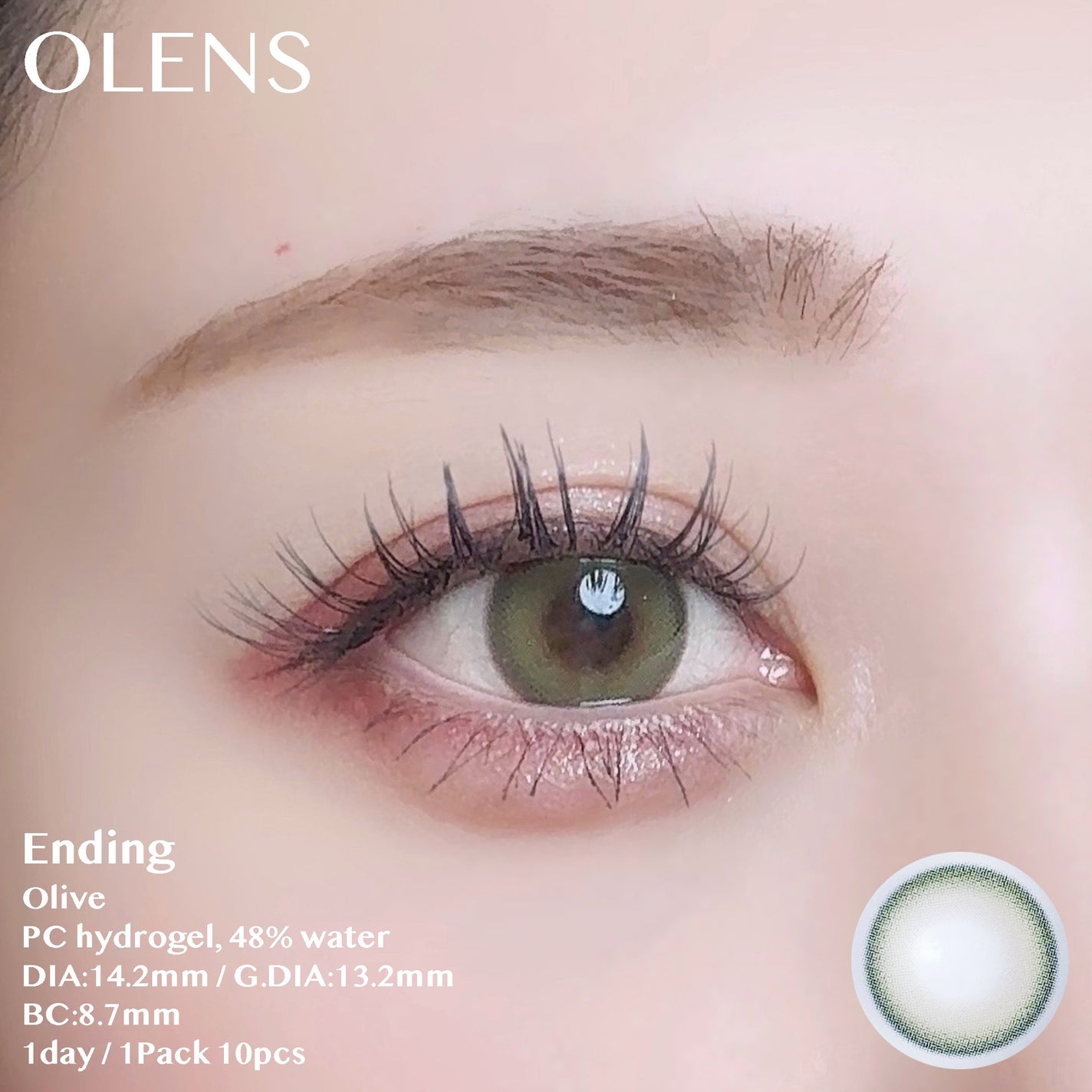 Ending 1day/OLENS/ワンデー(1DAY)カラコンを使ったクチコミ(2枚目)