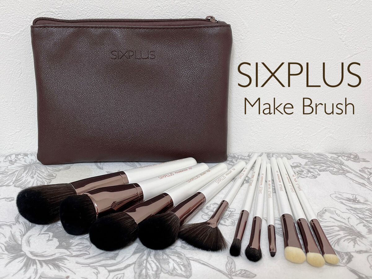 SIXPLUS ホワイトパール アイメイクブラシ 7本セット/SIXPLUS/メイクブラシを使ったクチコミ（2枚目）