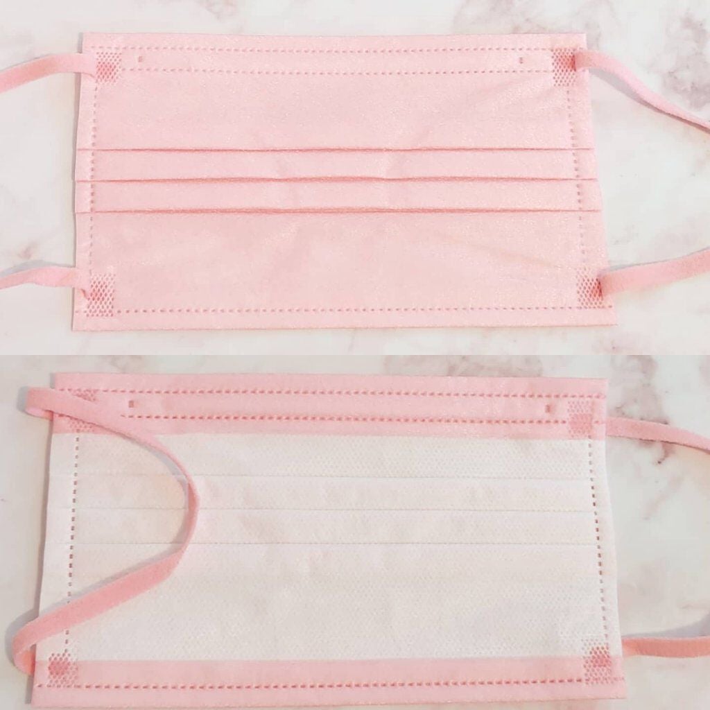 スパンレース不織布カラーマスク/ISDG 医食同源ドットコム/マスクを使ったクチコミ(3枚目)