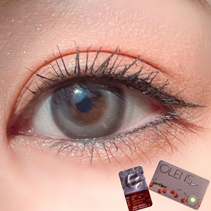 Cherry moon 1Month/OLENS/カラーコンタクトレンズを使ったクチコミ(6枚目)