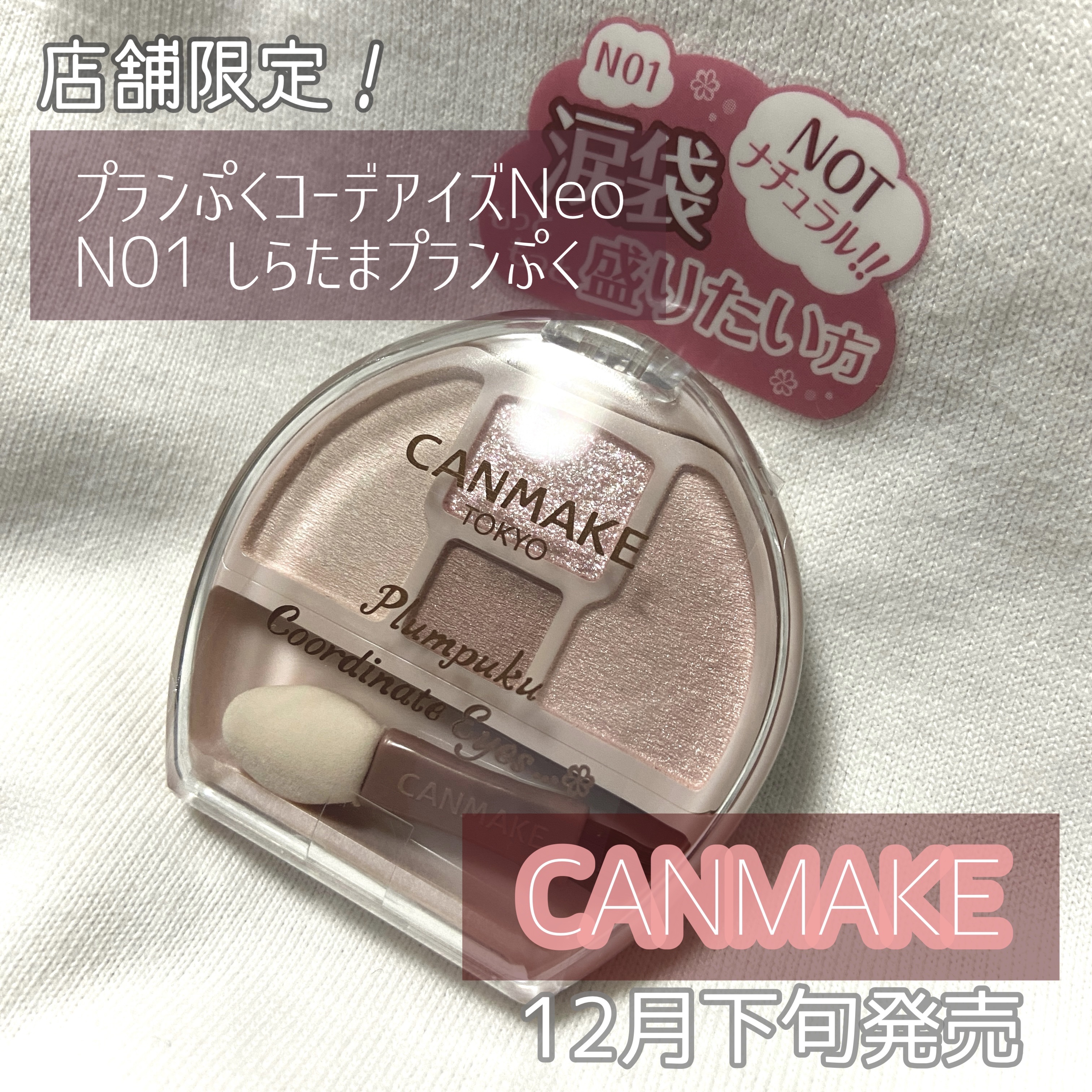 プランぷくコーデアイズNeo/キャンメイク/アイシャドウを使ったクチコミ（1枚目）