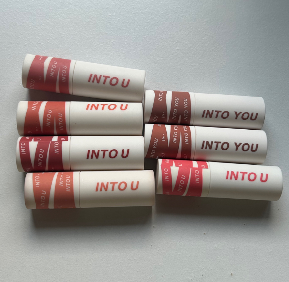 スーパーマットリップ＆チークマッド/INTO U/口紅を使ったクチコミ（1枚目）