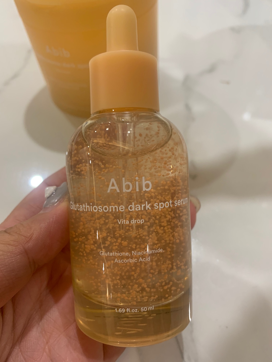 グルタチオンソームダークスポットセラムビタドロップ/Abib /美容液を使ったクチコミ（1枚目）