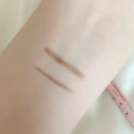 パーフェクトエアリーアイブロウ 01 ビターブラウン/キャンメイク/アイブロウペンシルを使ったクチコミ(2枚目)