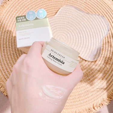 BRING GREEN ヨモギカーミングリペアクリームのクチコミ「BRING GREEN
Artemisia Calming Repair Cream 

肌が.....」（3枚目）