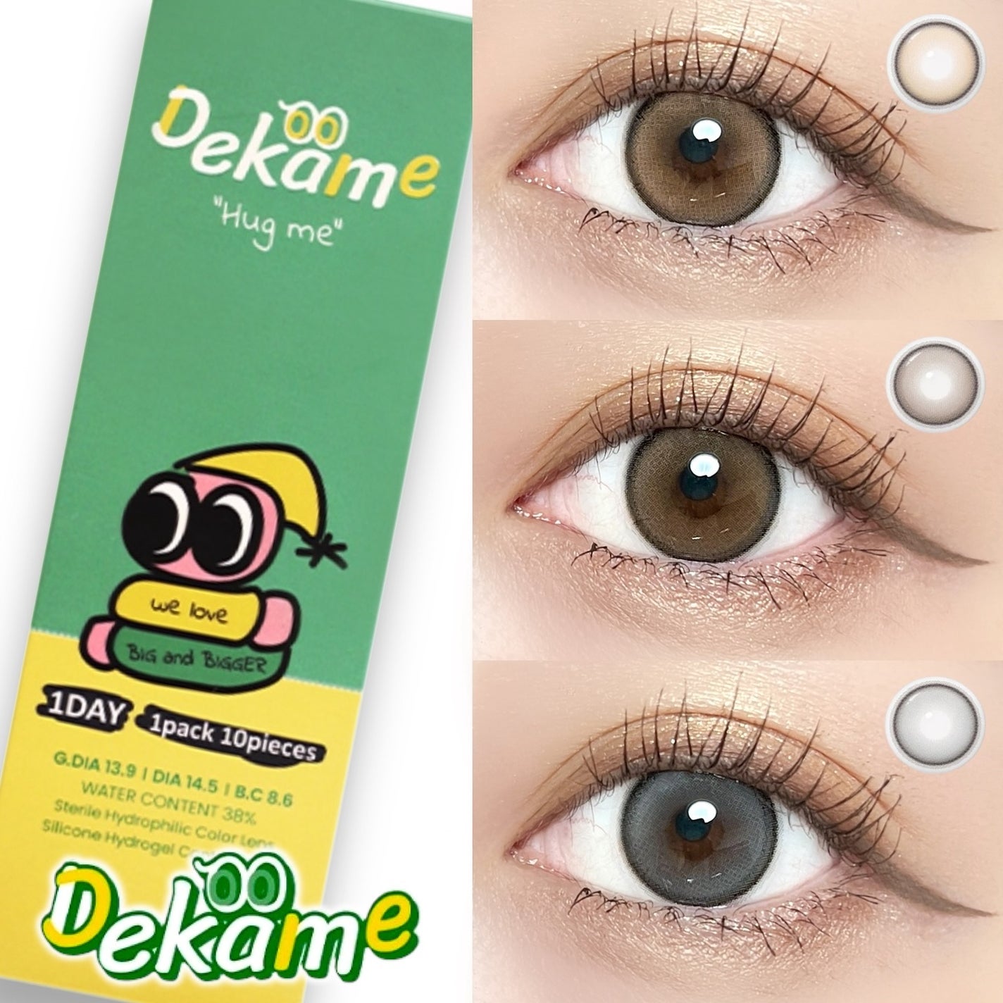 RICO on LIPS 「@mitunolens⟡DekameHugme(デカメハグミー..」(1枚目)