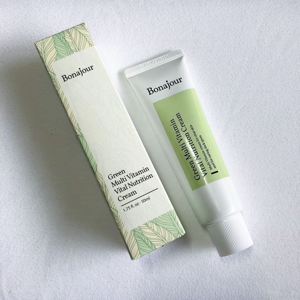 GREEN MULTI-VITAMIN VITAL NUTRITION Cream/Bonajour/フェイスクリームを使ったクチコミ(2枚目)