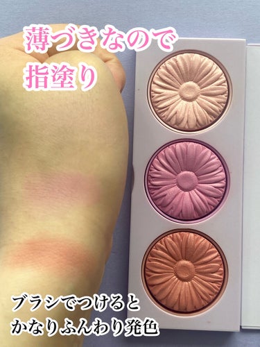 CLINIQUE エアブラシ コンシーラーのクチコミ「クリニークのチーク　パレットがお得！！

CLINIQUEチーク ポップ ホリデイ コレクショ.....」（3枚目）