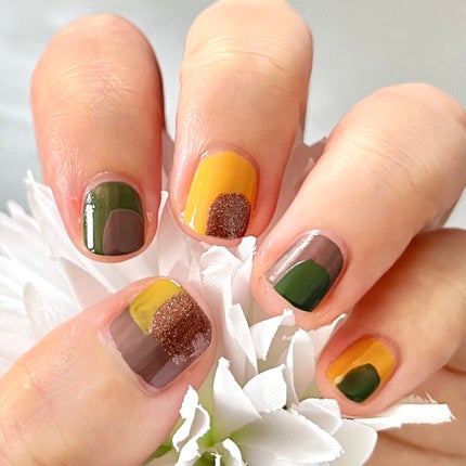 gene TOKYO ネイル ダークベージュ/DAISO/マニキュアを使ったクチコミ(1枚目)