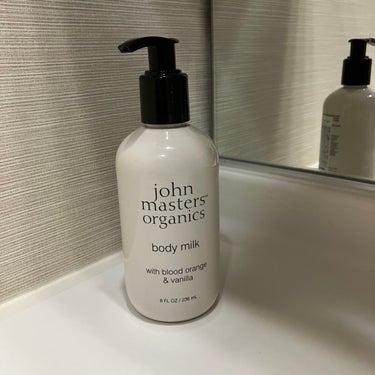 ブラッドオレンジ＆バニラ ボディミルク/john masters organics/ボディミルクを使ったクチコミ（1枚目）